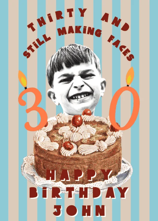 A collage made in PicCollage — Custom Birthday Greetings